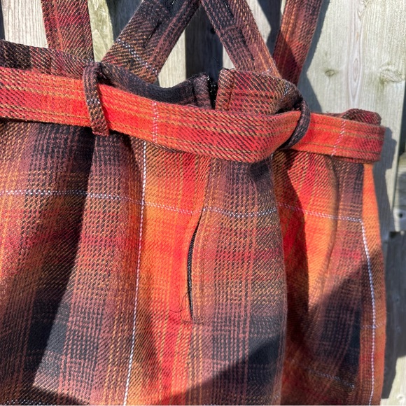 URBAN OUTFITTERS Overall Suspenders Tartan Mini Skirt - Picture 5 of 8